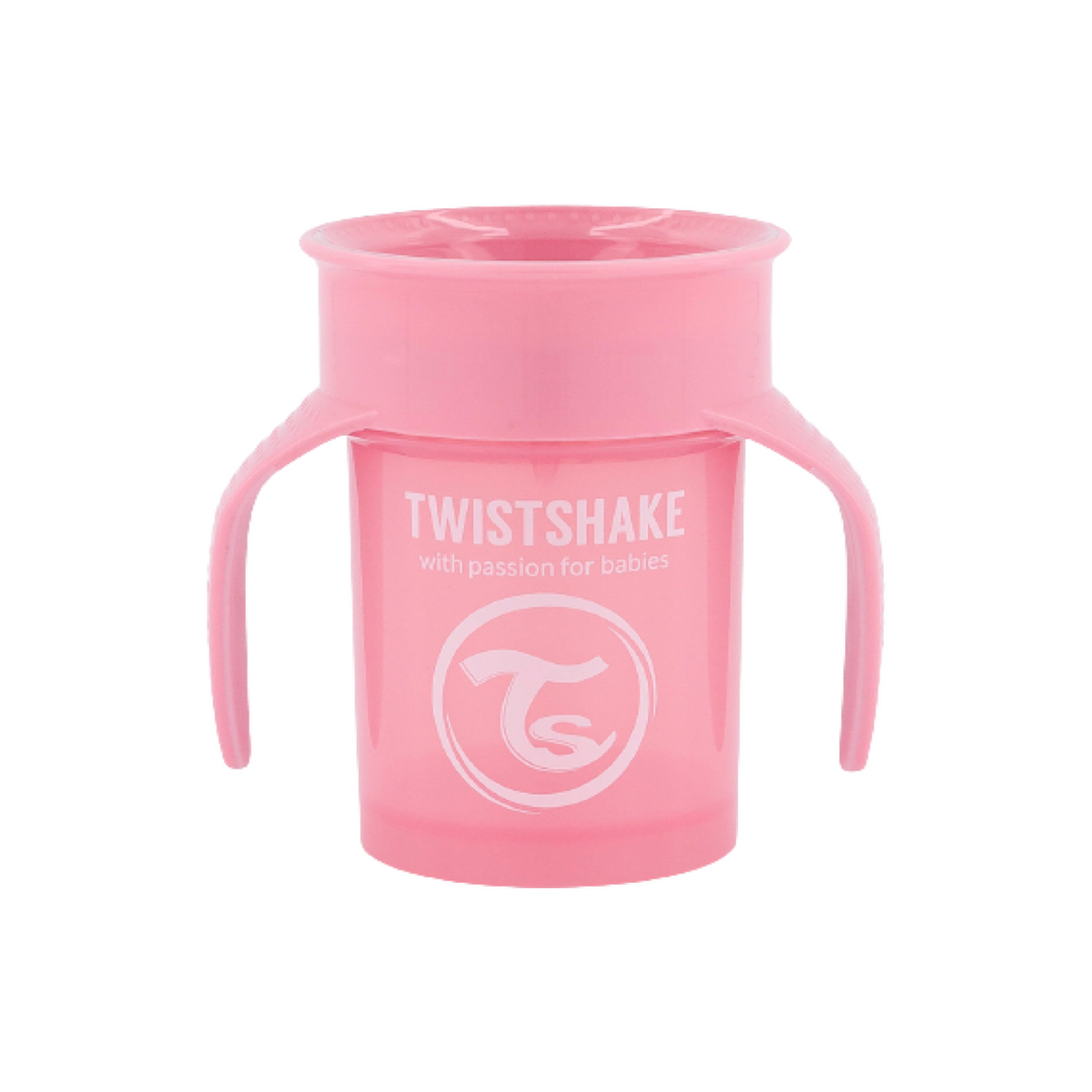 Vaso Aprendizaje 360º Cup Bebé 6+m Rosa 230ml Twistshake