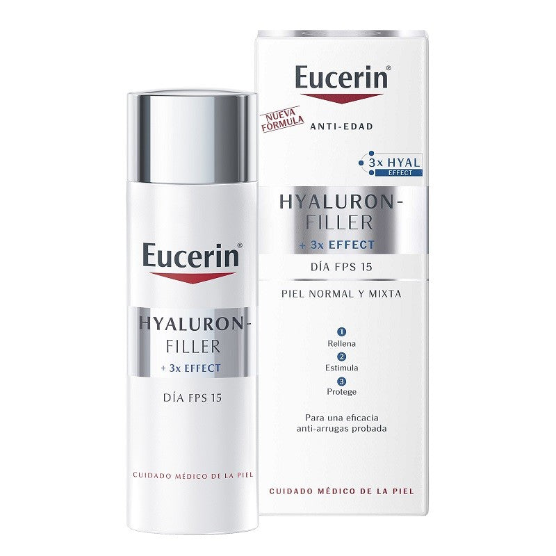 Hyaluron-Filler Crema de Dia PN/M FPS15 - Eucerin