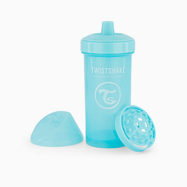 Vaso Niño Kid Cup Pastel Azul 360ml 12+M Twistshake