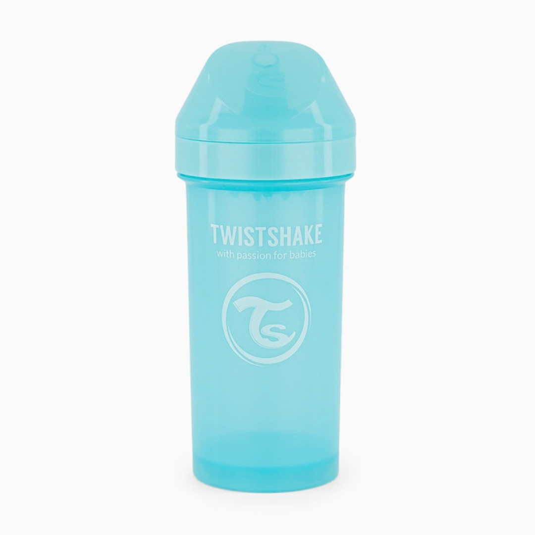 Vaso Niño Kid Cup Pastel Azul 360ml 12+M Twistshake