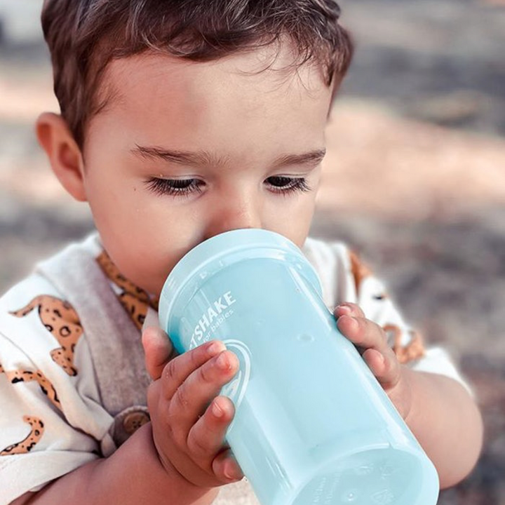 Vaso Niño Kid Cup Pastel Azul 360ml 12+M Twistshake