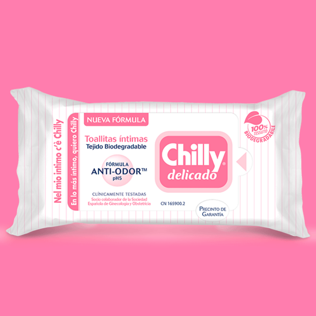 Chilly Toallitas Intimas Delicadas 12 Unidades Higiene