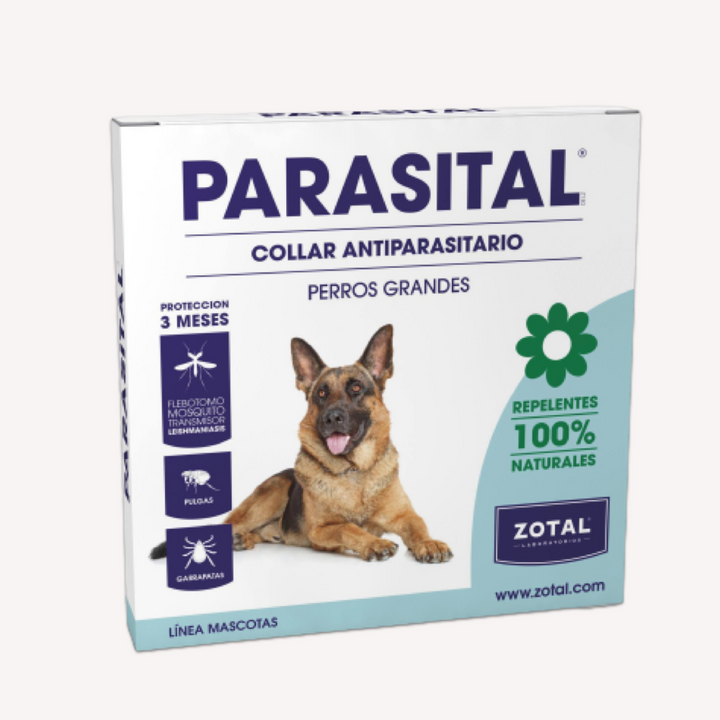 Collar Antiparasitario Perros Grandes Parasital De Zotal