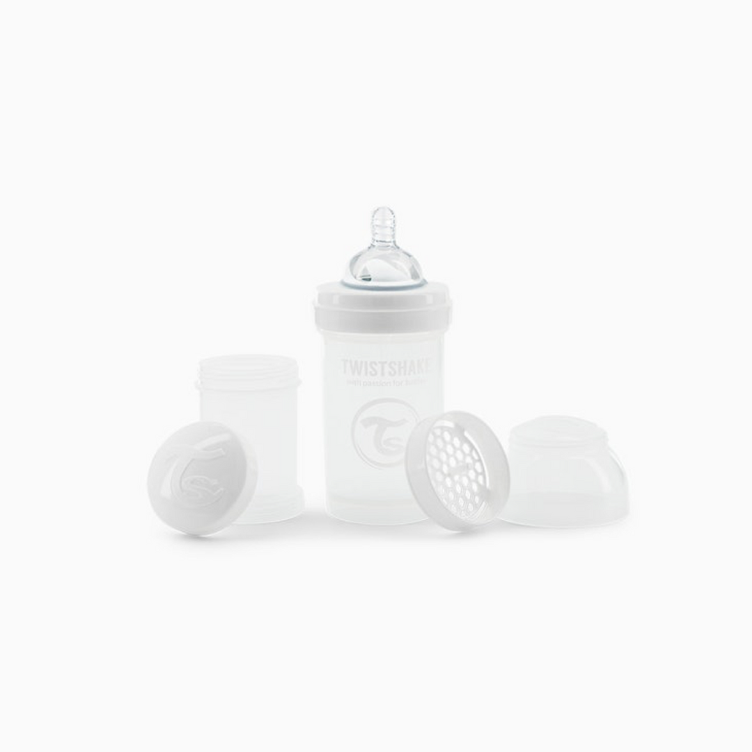 Biberon Anti-Colicos 180ml Blanco Twistshake