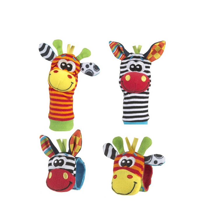 Set Sonajero Pies y Manos Selva + Mordedor Playgro
