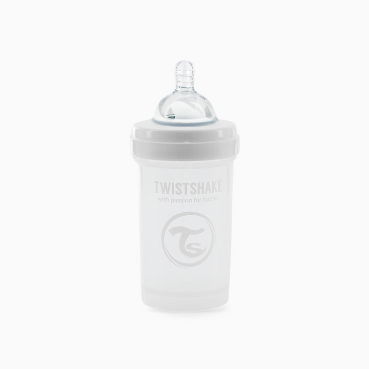 Biberon Anti-Colicos 180ml Blanco Twistshake