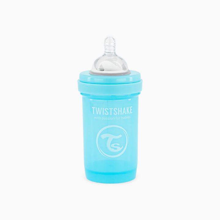 Biberon Anti-Colicos 180ml Azul Pastel Twistshake