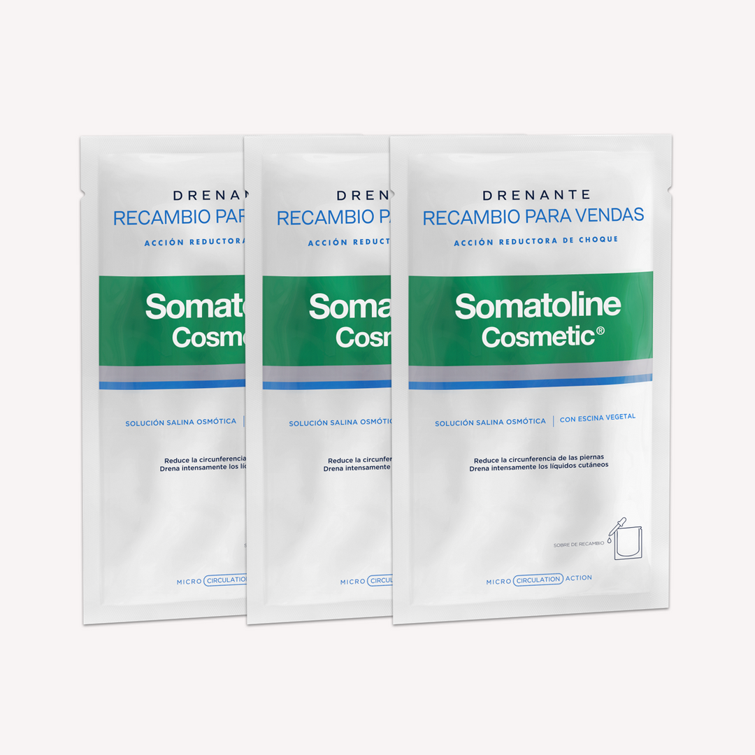 Vendas Reductoras Drenantes Pack Recarga Somatoline 6 sachet x 70ml